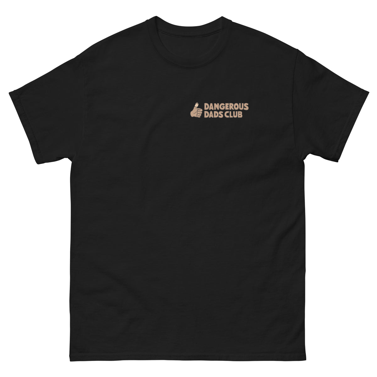 Gardening Black Hair Tan Skin Tone Glasses Short Beard Dad T-Shirt