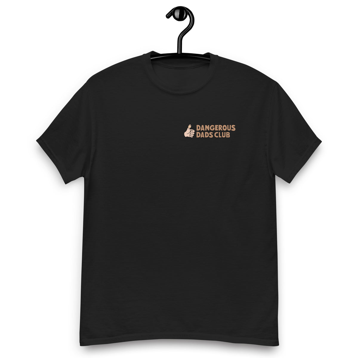Dangerous Dads Club T-Shirt - Brown logo with light thumb