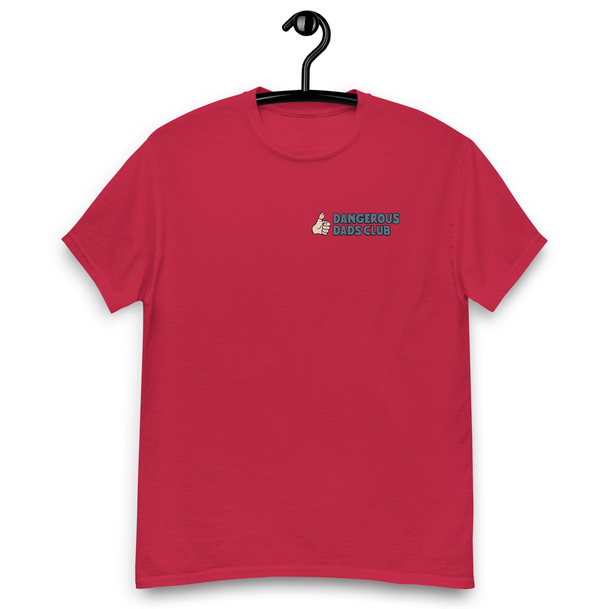 Dangerous Dads Club T-Shirt - Blue logo with light thumb