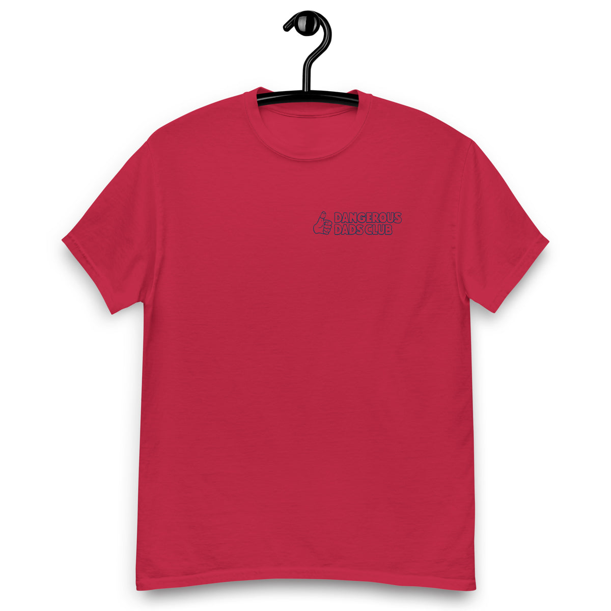 Dangerous Dads Club T-Shirt - navy outline logo