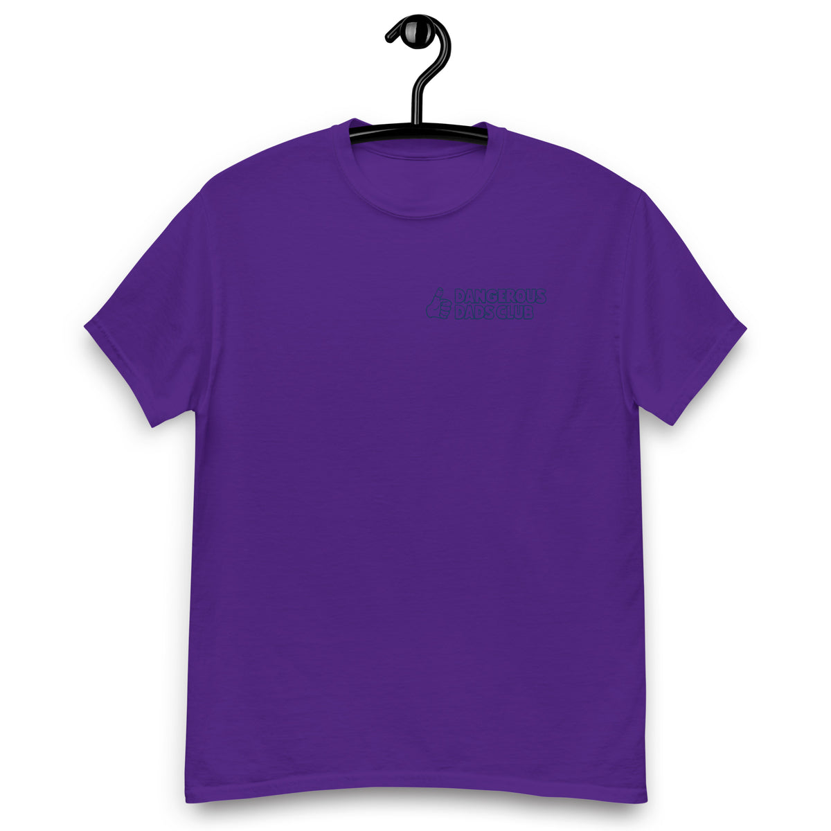 Dangerous Dads Club T-Shirt - navy outline logo