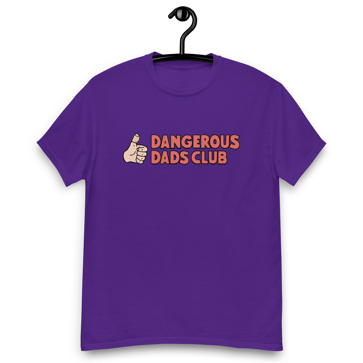 Dangerous Dads Club T-Shirt - Red logo-light thumb