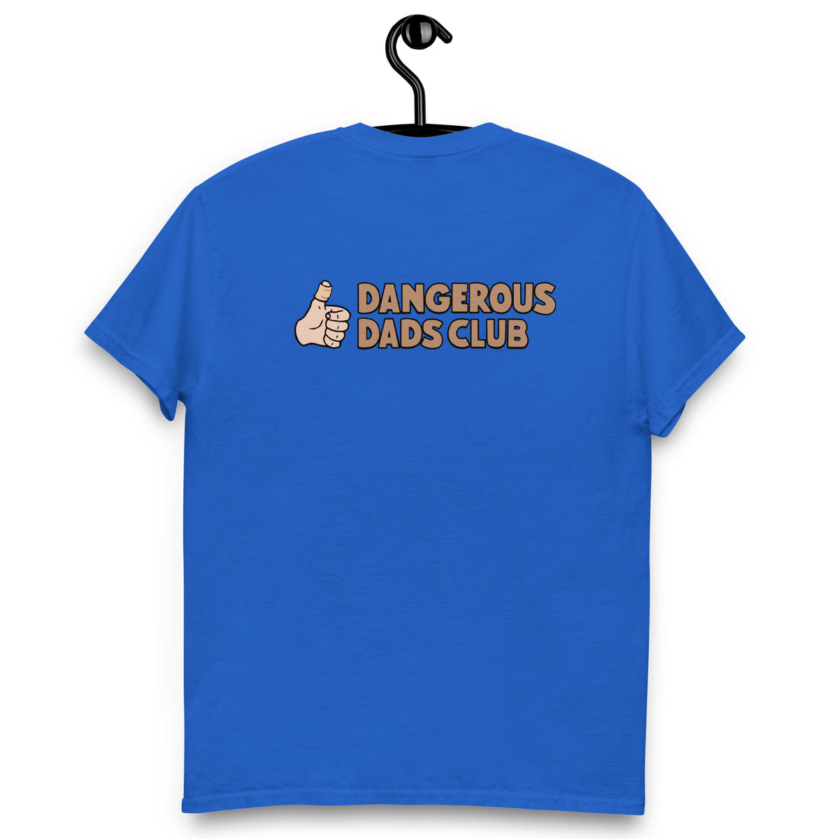 Dangerous Dads Club T-Shirt - Brown logo with light thumb