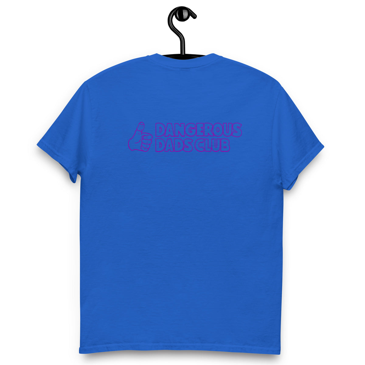 Dangerous Dads Club T-Shirt - purple outline logo