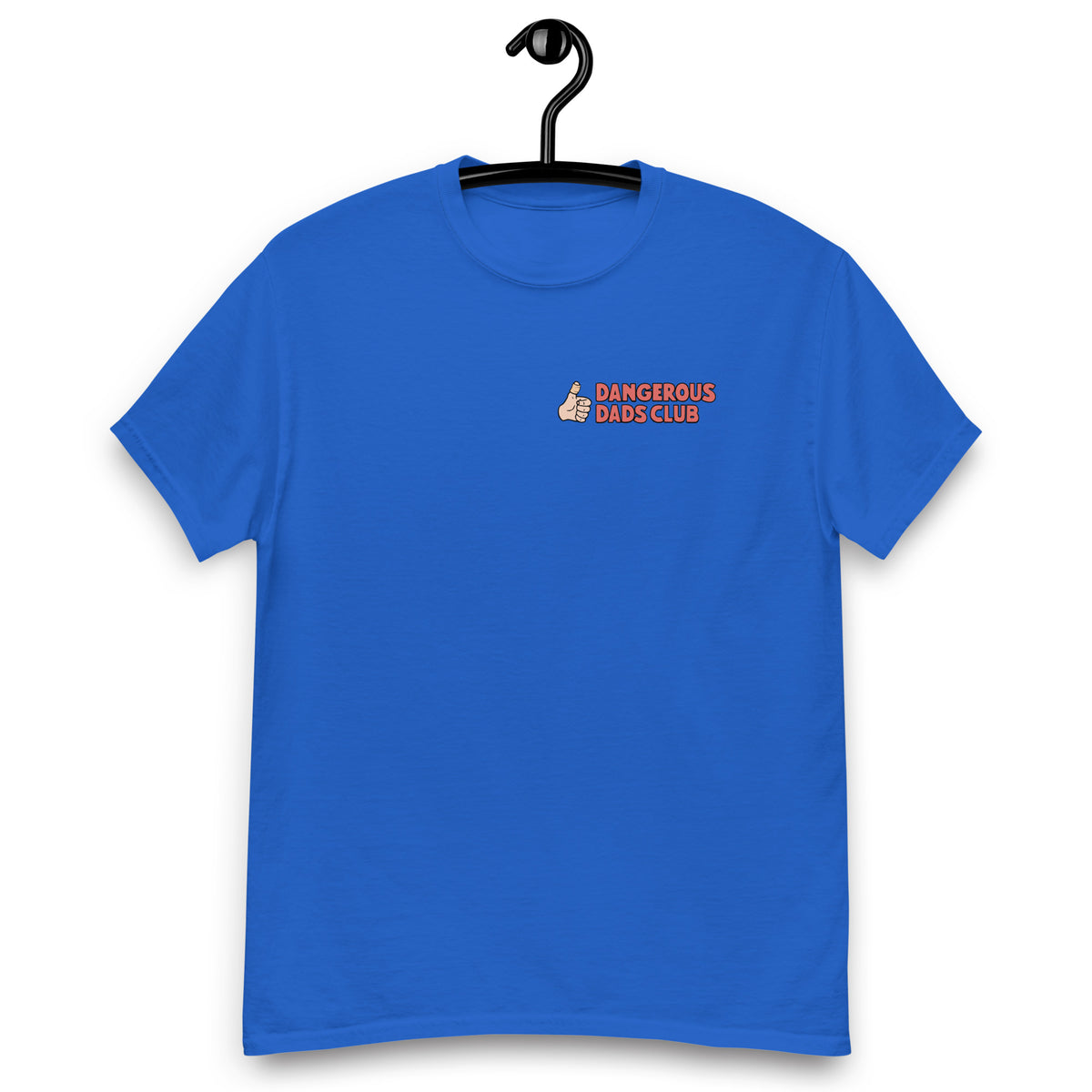 Dangerous Dads Club T-Shirt - red logo with light thumb
