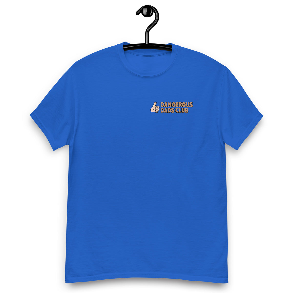 Dangerous Dads Club T-Shirt - Brown logo with light thumb