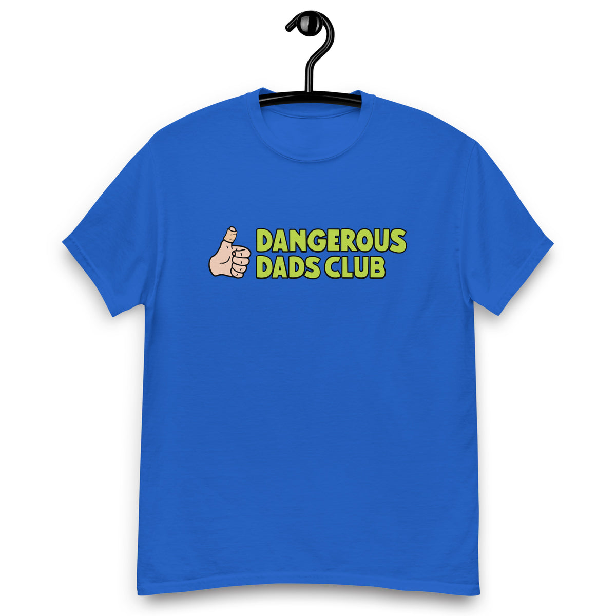 Dangerous Dads Club T-Shirt - L.green logo-light thumb