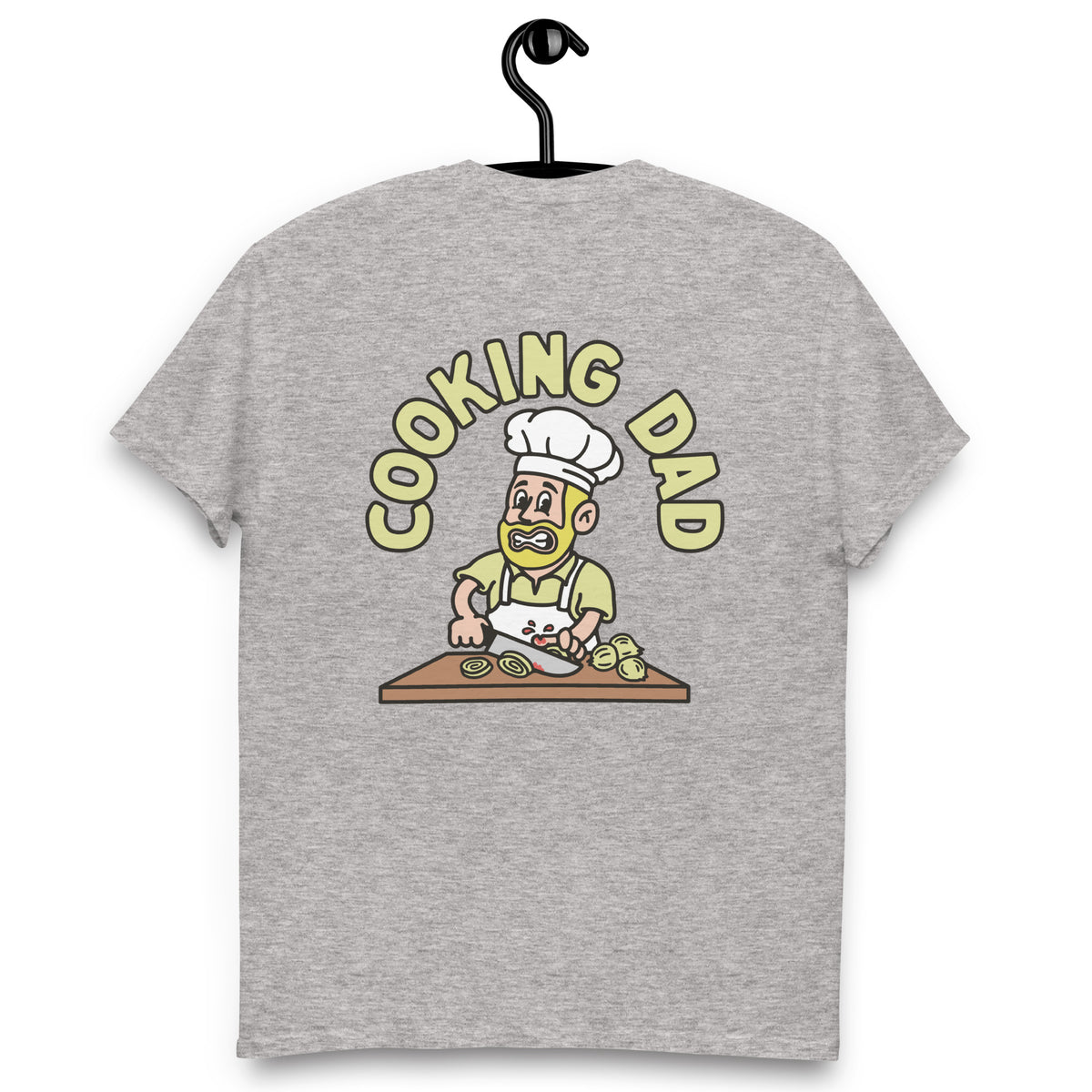 Cooking Blond Hair Light Skin Tone No-Glasses Beard Dad T-Shirt