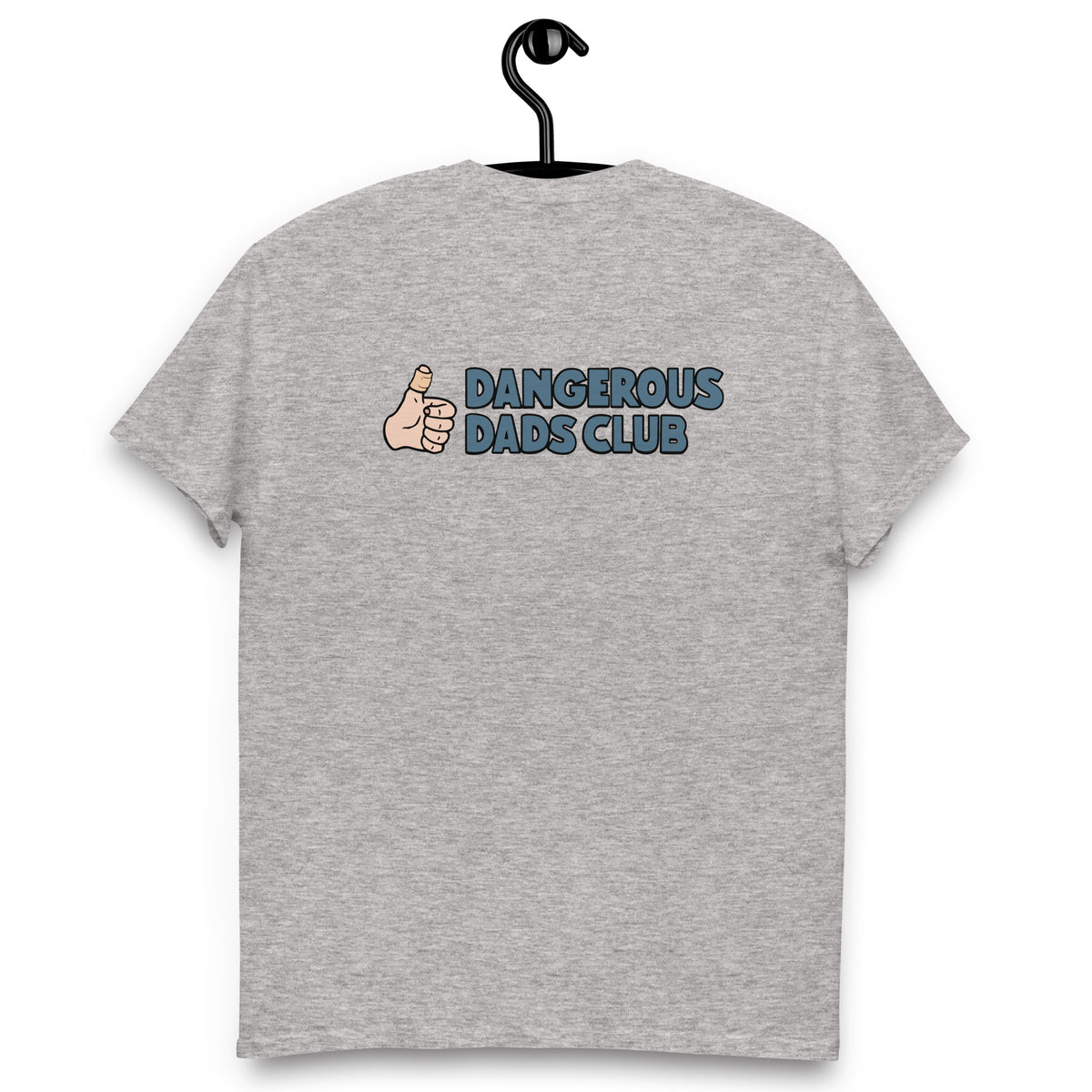 Dangerous Dads Club T-Shirt - Blue logo with light thumb