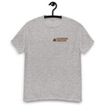 Climbing Blond Hair Dark Skin Tone Glasses Moustache & Chin Beard Dad T-Shirt