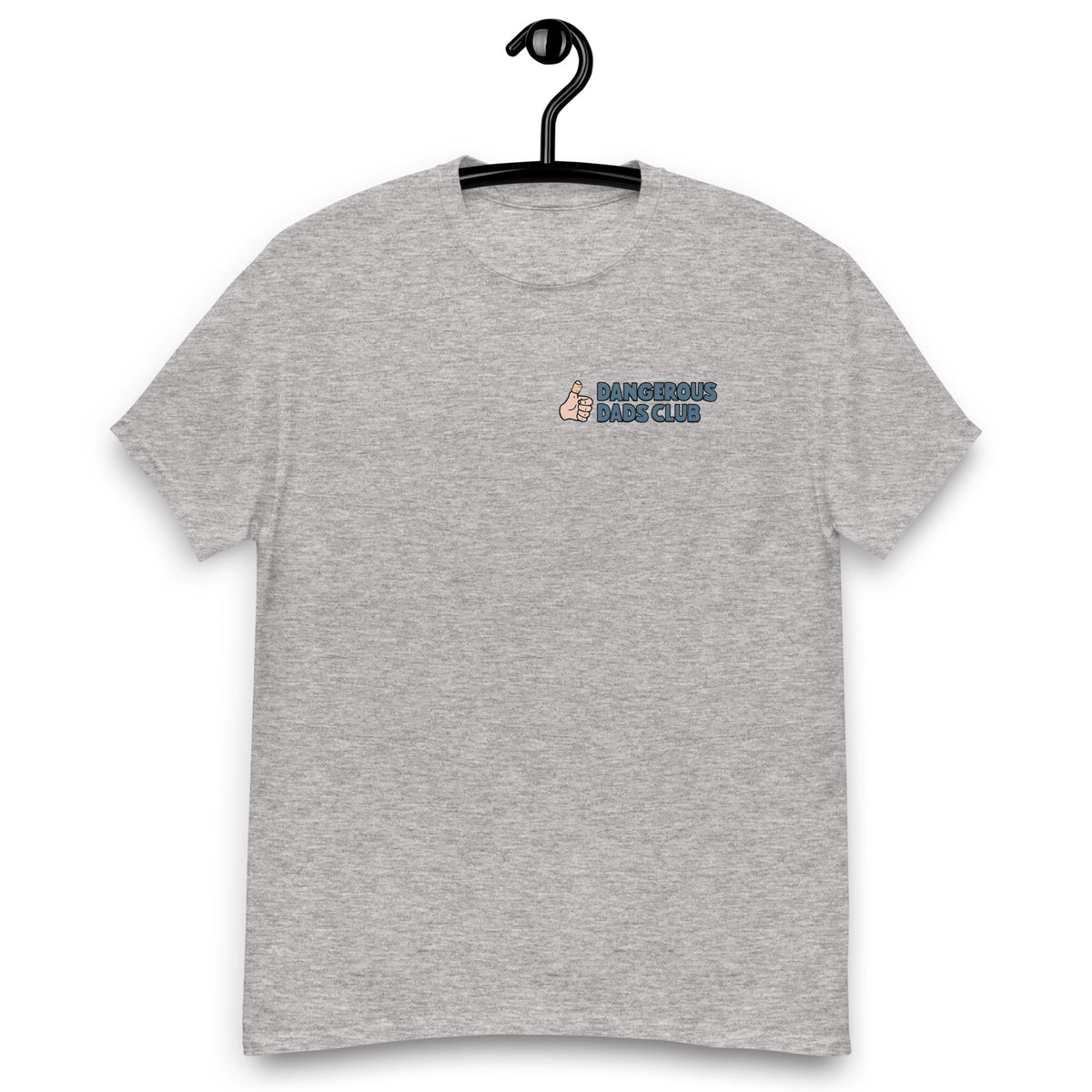 Dangerous Dads Club T-Shirt - Blue logo with light thumb