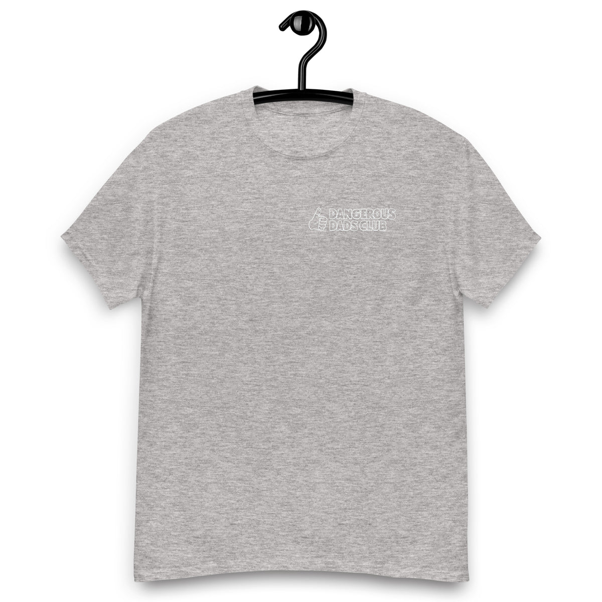 Dangerous Dads Club T-Shirt - white outline logo