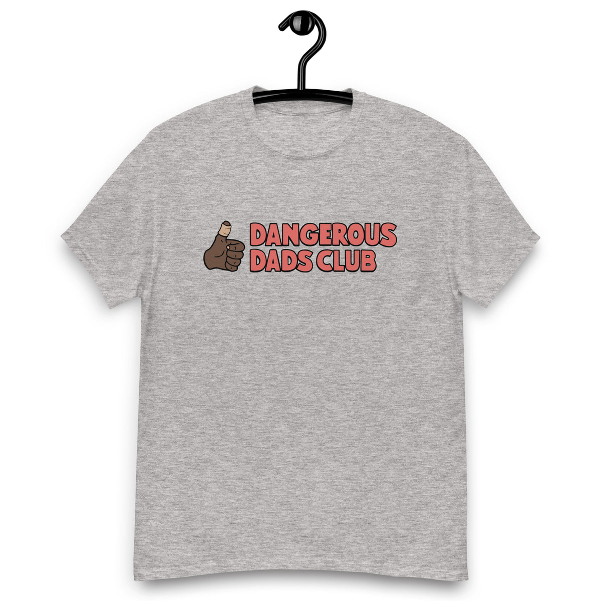 Dangerous Dads Club T-Shirt - Red logo-dark thumb