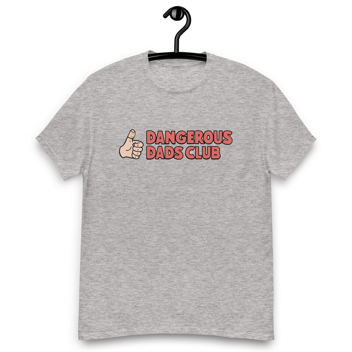 Dangerous Dads Club T-Shirt - Red logo-light thumb