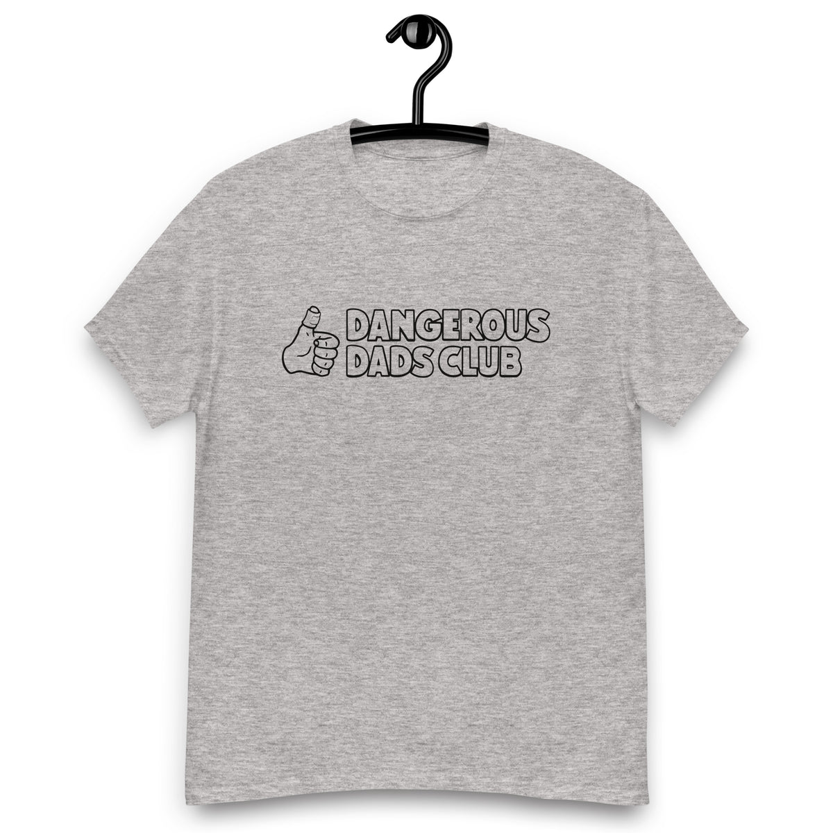 Dangerous Dads Club T-Shirt - Black outline logo