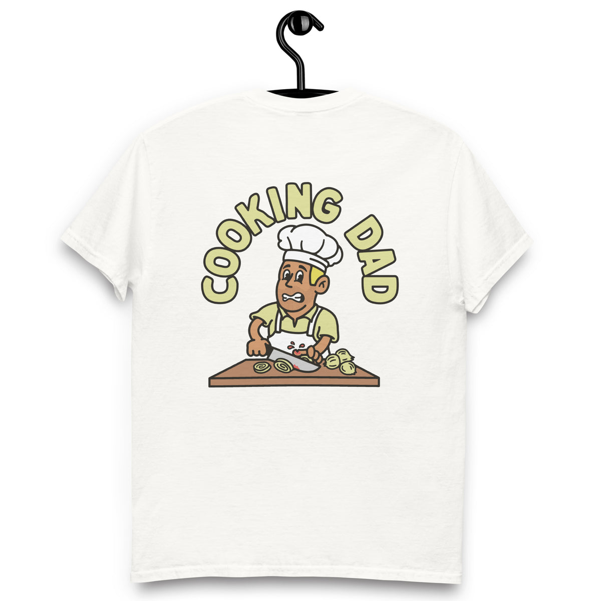Cooking Blond Hair Tan Skin Tone No-Glasses Stubble Dad T-Shirt