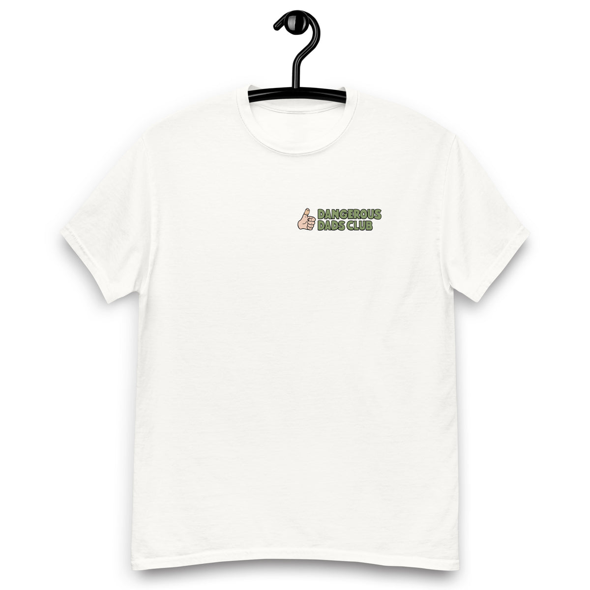 Golf Blond Hair Light Skin Tone Glasses Stubble Dad T-Shirt