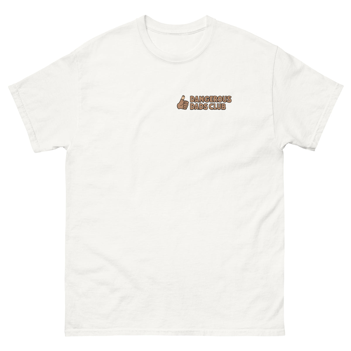Gardening Black Hair Tan Skin Tone Glasses Short Beard Dad T-Shirt