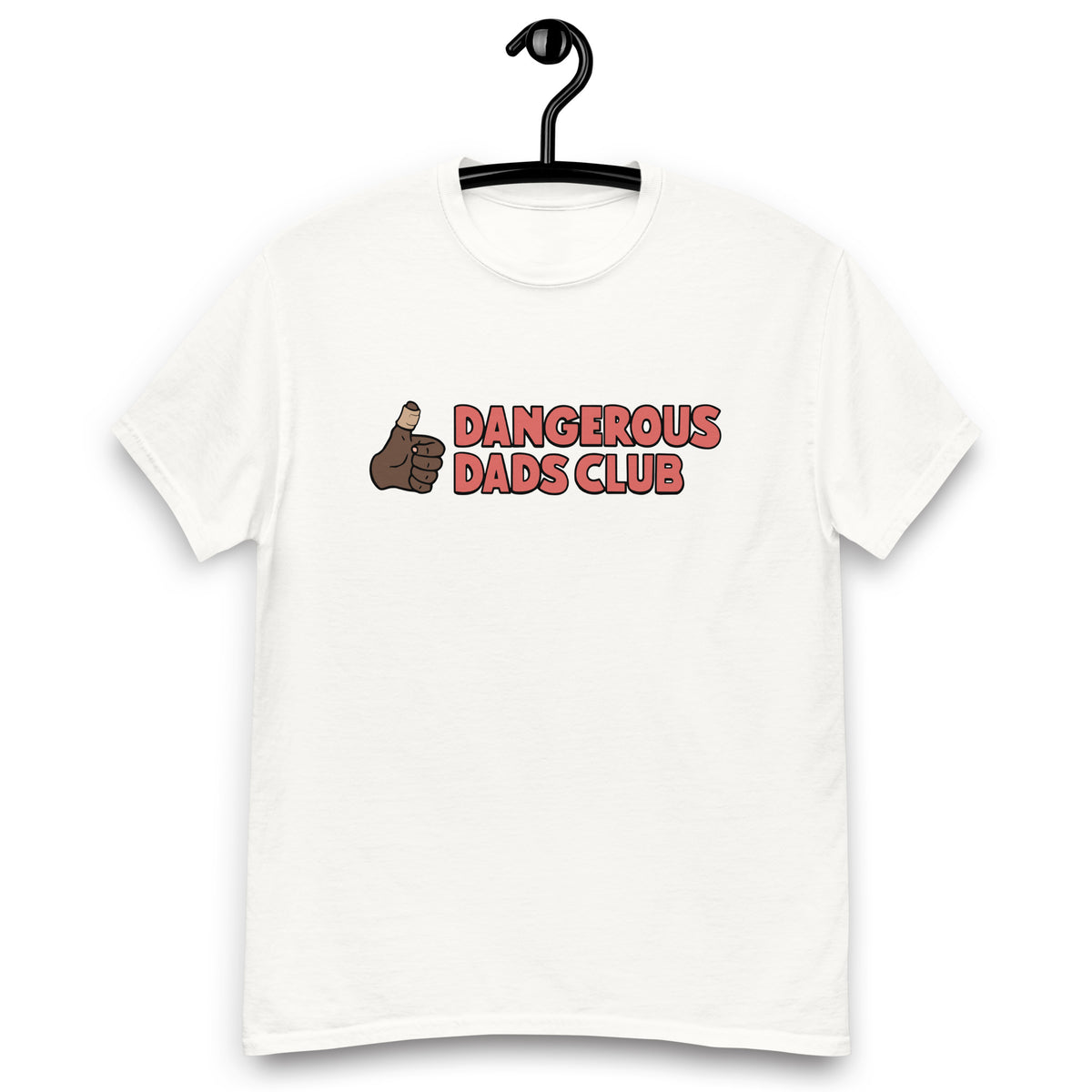 Dangerous Dads Club T-Shirt - Red logo-dark thumb
