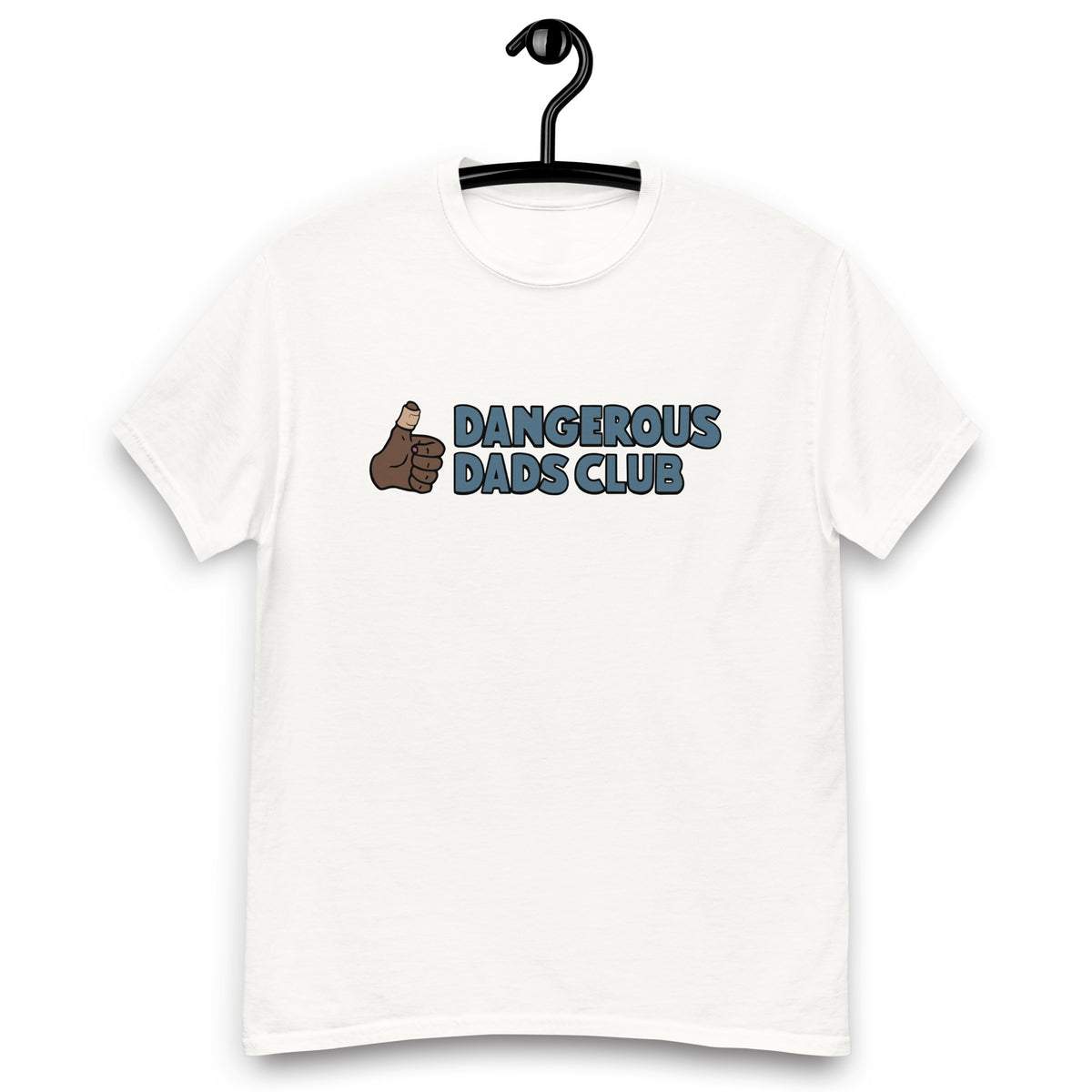 Dangerous Dads Club T-Shirt - Blue logo-dark thumb