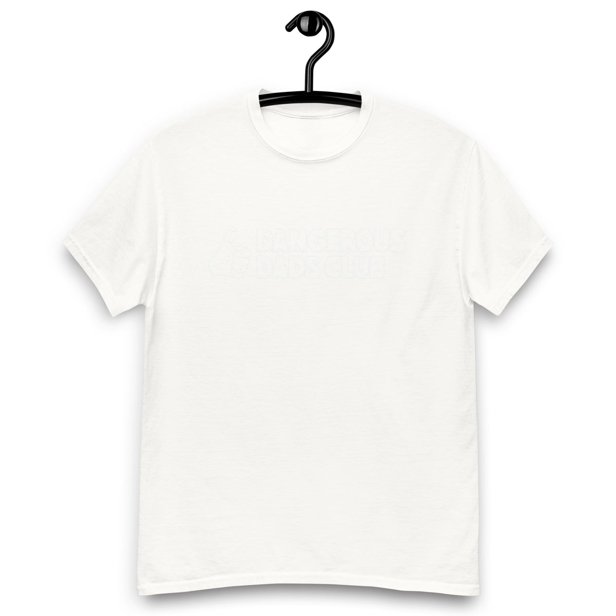 Dangerous Dads Club T-Shirt - White outline logo