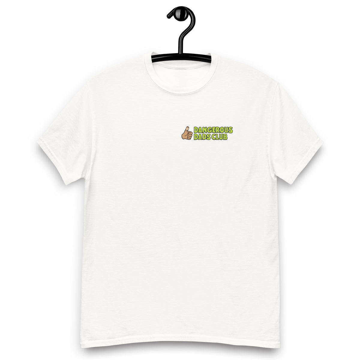 Tennis Black Hair Tan Skin Tone No-Glasses Bald Stubble Dad T-Shirt