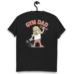 Gym Blond Hair Light Skin Tone Glasses Long Moustache & Chin Beard Dad T-Shirt