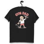 Gym Blond Hair Light Skin Tone No-Glasses Bald Moustache & Chin Beard Dad T-Shirt