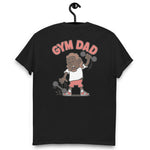 Gym Brown Hair Dark Skin Tone No-Glasses Long Moustache & Chin Beard Dad T-Shirt