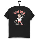 Gym Brown Hair Light Skin Tone Glasses Short Moustache & Chin Beard Dad T-Shirt