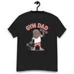 Gym Brown Hair Dark Skin Tone No-Glasses Long Moustache & Chin Beard Dad T-Shirt
