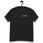 Gym Black Hair Dark Skin Tone Glasses Bald Beard Dad T-Shirt