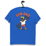 Gym Blond Hair Dark Skin Tone No-Glasses Medium Moustache & Chin Beard Dad T-Shirt