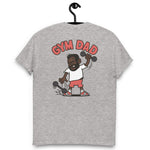 Gym Black Hair Dark Skin Tone Glasses Medium Beard Dad T-Shirt