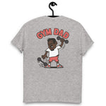 Gym Black Hair Dark Skin Tone Glasses Medium Moustache & Chin Beard Dad T-Shirt