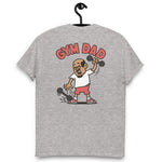 Gym Black Hair Tan Skin Tone Glasses Bald Moustache & Chin Beard Dad T-Shirt