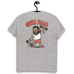 Gym Black Hair Tan Skin Tone Glasses Long Beard Dad T-Shirt