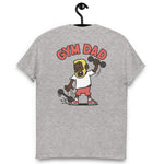 Gym Blond Hair Dark Skin Tone No-Glasses Short Beard Dad T-Shirt