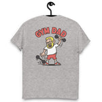 Gym Blond Hair Light Skin Tone Glasses Short Beard Dad T-Shirt