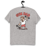 Gym Brown Hair Light Skin Tone Glasses Medium Moustache & Chin Beard Dad T-Shirt
