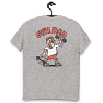 Gym Brown Hair Light Skin Tone Glasses Short Moustache & Chin Beard Dad T-Shirt