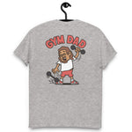 Gym Brown Hair Tan Skin Tone Glasses Long Moustache & Chin Beard Dad T-Shirt
