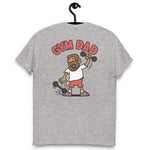 Gym Brown Hair Tan Skin Tone Glasses Short Beard Dad T-Shirt