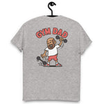 Gym Brown Hair Tan Skin Tone No-Glasses Bald Beard Dad T-Shirt