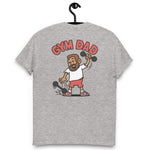 Gym Brown Hair Tan Skin Tone No-Glasses Short Beard Dad T-Shirt