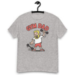 Gym Blond Hair Light Skin Tone No-Glasses Short Beard Dad T-Shirt