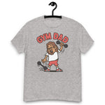 Gym Brown Hair Tan Skin Tone Glasses Long Moustache & Chin Beard Dad T-Shirt