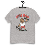 Gym Brown Hair Tan Skin Tone No-Glasses Bald Moustache & Chin Beard Dad T-Shirt