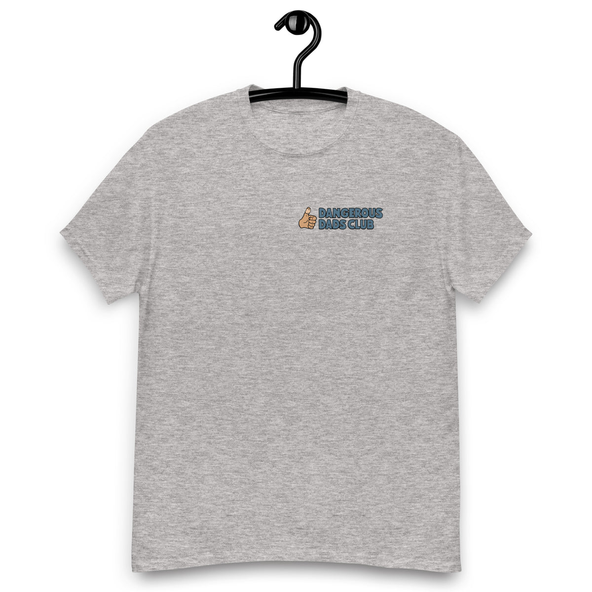 Mechanic Brown Hair Tan Skin Tone No-Glasses Beard Dad T-Shirt