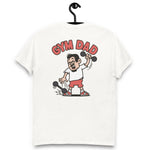 Gym Black Hair Light Skin Tone Glasses Medium Moustache & Chin Beard Dad T-Shirt